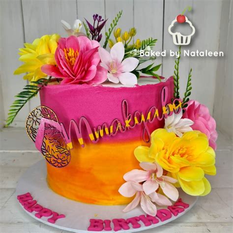 Tropical Birthday Cake | Baked by Nataleen