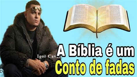 Igor do PodPah diz que a Bíblia é um conto de fadas Noticias Gospel