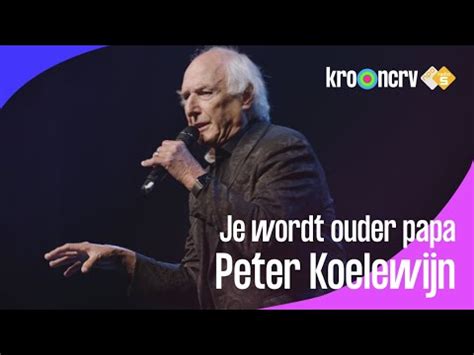 Avond Van De Kleinkunst 2022 I Peter Koelewijn Je Wordt Ouder Papa