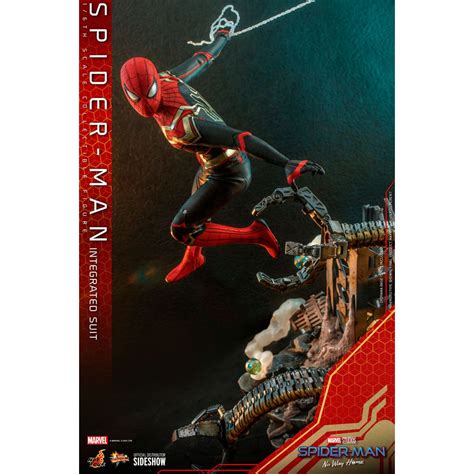 Marvel Spider Man Costume intégré Figurine Échelle 1 6 Hot Toys 909812 MMS623