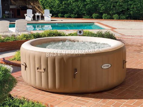 Dmuchane Spa Jacuzzi Z Masa Em Pokrywa X Cm Intex Baseny