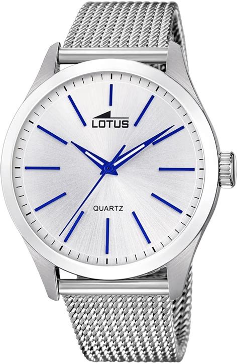 Lotus Watches Reloj Análogo clásico para Hombre de Cuarzo con Correa en