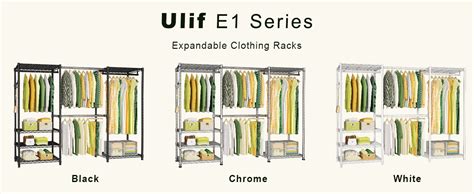 Amazon Ulif E Heavy Duty Closet Garment Rack Tiers Adjustable