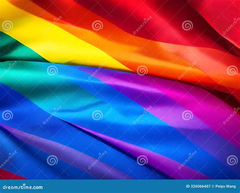 Colorful Rainbow Gay Flag Symbol Of Lgbt People Diversity Of Genders Love Romance Tolerance