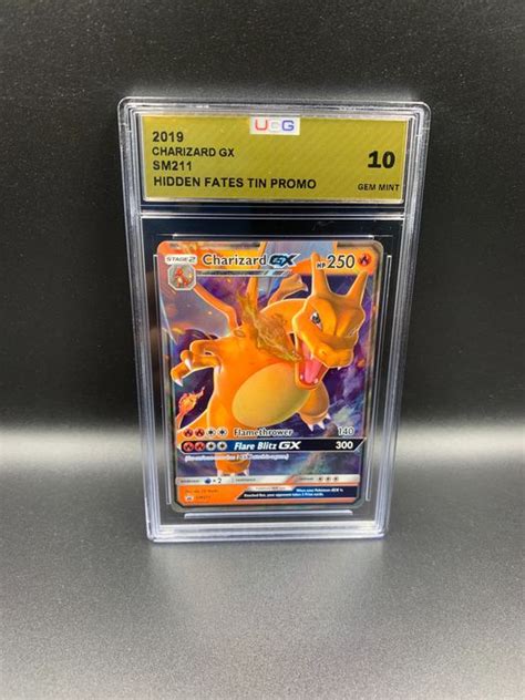 Hidden Fates Pok Mon Graded Card Ucg Charizard Gx Catawiki