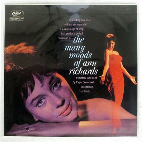 Yahoo オークション Ann Richards Many Moods Of Capitol Tojj6005 Lp