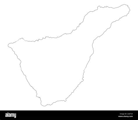 Map Of Tenerife Stock Photo Alamy