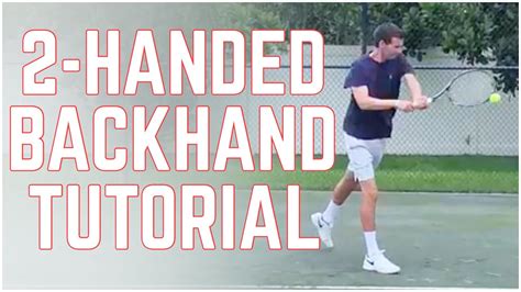 How To Hit The Two Handed Backhand Tennis Technique YouTube