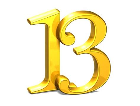 50 3d Number 13 Gold Stock Photos Pictures And Royalty Free Images Istock