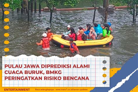 Trans Pulau Jawa Diprediksi Alami Cuaca Buruk Bmkg Peringatkan