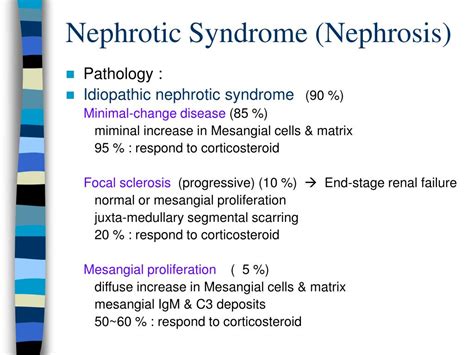 Ppt Nephrotic Syndrome Nephrosis Powerpoint Presentation Free