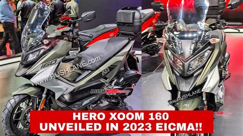 HERO XOOM 160 UNVEILED IN 2023 EICMA HERO XOOM 160 HERO XOOM 160