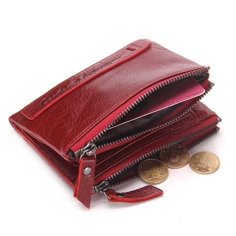 2017 Fashion Genuine Leather Women Wallet Bifold Wallets ID Card Holder