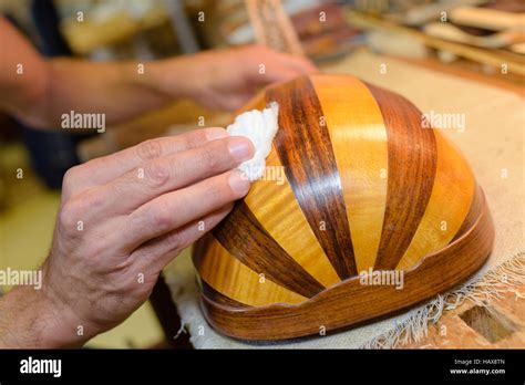 Musical Instrument Maker Stock Photo Alamy
