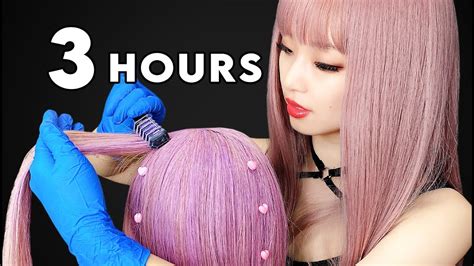 Asmr Sleep Session ~ 3 Hours Of Hair Treatments Youtube