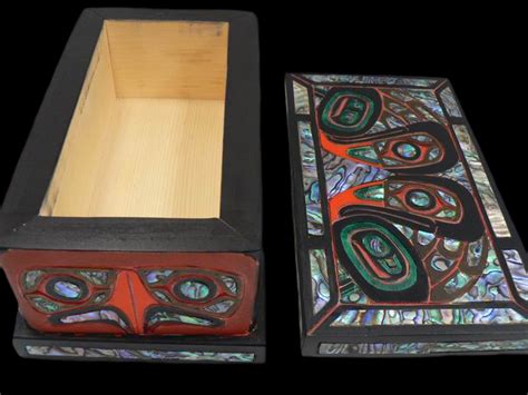 Authentic Bentwood Box Canadian Indigenous Art Inc