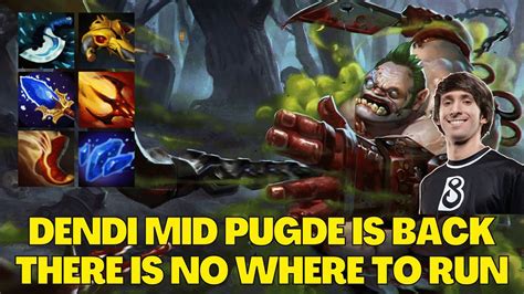 Dendi Signature Midlane Pudge Is Back Dota Pro Gameplay Youtube