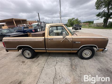 1987 Dodge Ram 150 2wd Pickup Bigiron Auctions