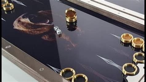 Нарды (Backgammon) "Медведь-Волк" из металла и каленого стекла купить в ...