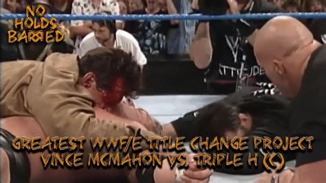 GREATEST WWE TITLE CHANGES WWF SMACKDOWN 9 16 99 VINCE MCMAHON VS