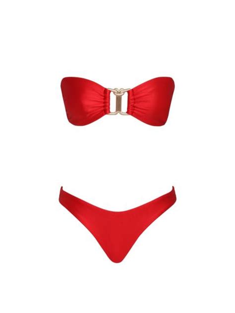 Zimmermann Raie Knot Trim Bikini Reversible