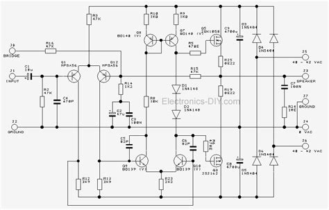 Mosfet Power Amplifier Circuit Diagram Pdf