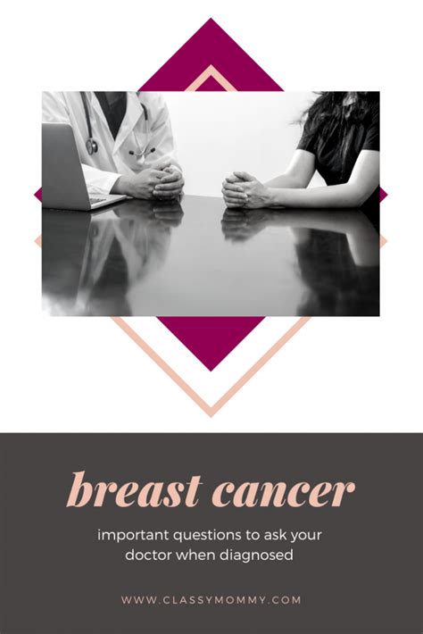 What Questions To Ask Your Doctor When Diagnosed With Breast Cancer