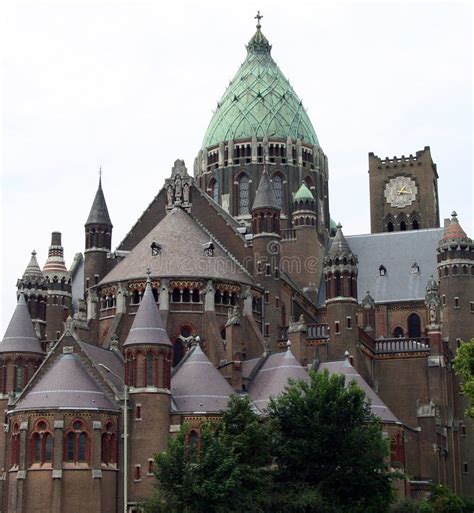 Cathedral of Saint Bavo in Haarlem, Netherlands Stock Image - Image of european, architecture ...