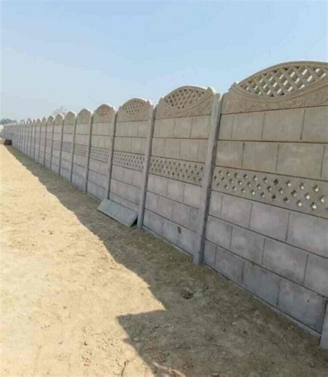 Panel Build RCC Precast Boundary Wall At Rs 85 Sq Ft In Prayagraj ID