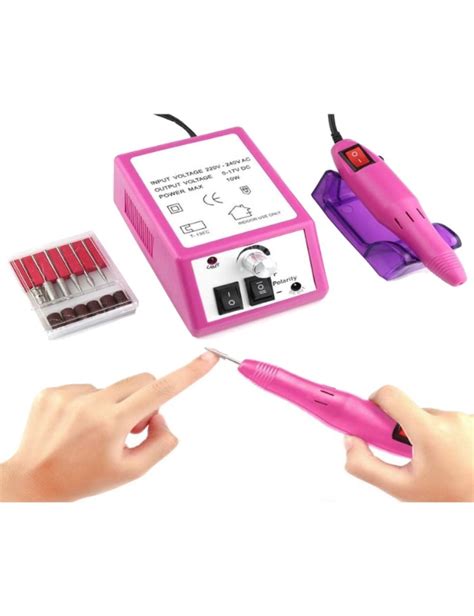 2 Sets Of Electric Nail Drill Professional Manicure Machine Buffer For