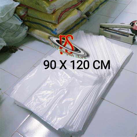 Jual Kantong Plastik Sampah Tebal 80 Micron Plastik Transparan 90 X