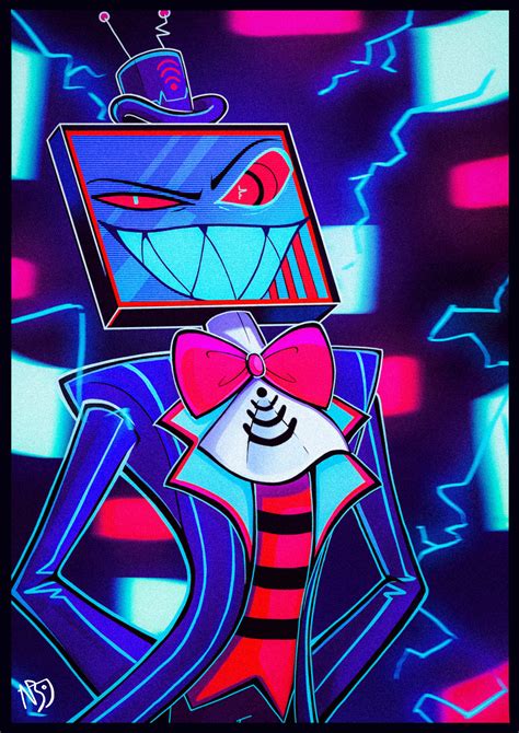 The Tv Overlord Vox Hazbin Hotel By Natalybom On Deviantart