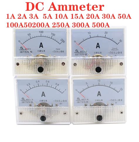 85C1 DC Anal Gico Painel Volt Metro Amper Metro Volt Medidor