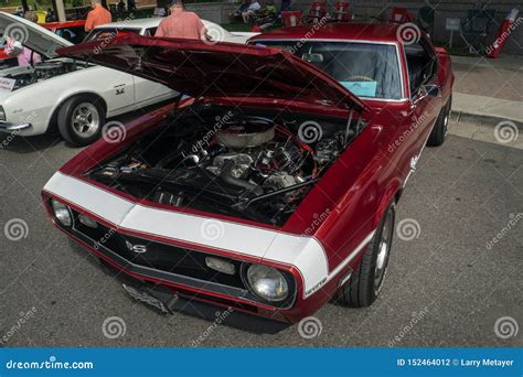 1965 Red SS Camaro Convertible Editorial Photography - Image of gallery ...