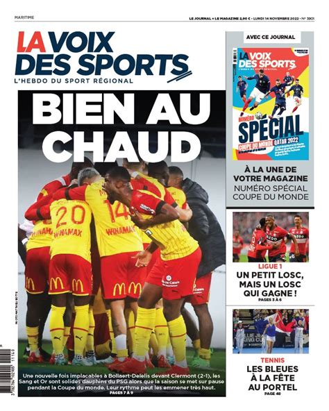 La Voix Des Sports N Du Novembre T L Charger Sur Ipad