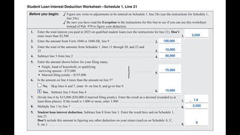 IRA Deduction Worksheet Walkthrough Schedule 1 Line 20 YouTube