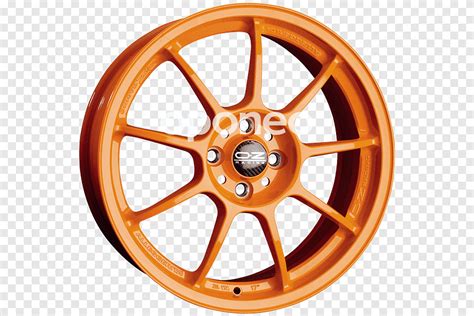 Car Oz Group Alloy Wheel Rim Car Orange Car Png Pngegg