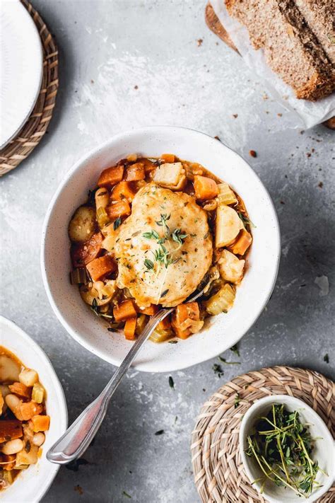 Vegan Stew And Dumplings - My Vegan Minimalist