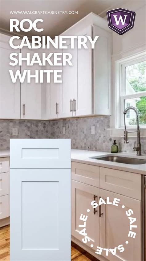 White Shaker Cabinets ON SALE - RTA Plywood & Soft-Close Options