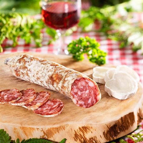 Saucissons Secs Auvergne Au Fromage De Ch Vre Gr