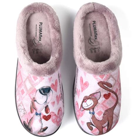 Zapatillas de casa Roal Perro Gato Nude Envíos en h