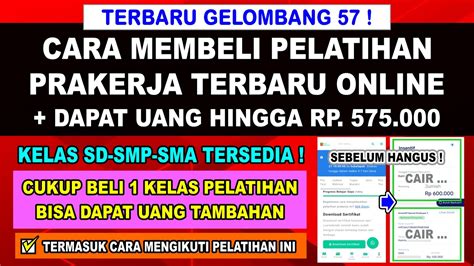 Lolos Gelombang Cara Membeli Pelatihan Prakerja Yang Mudah Dan Cepat