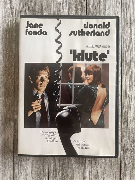 Klute 1971 DVD 2002 Widescreen Donald Sutherland Jane Fonda