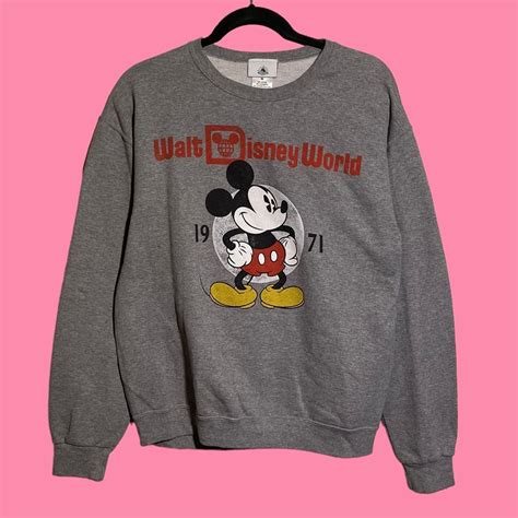 Classic Mickey Mouse Walt Disney World Pullover Crewn Gem