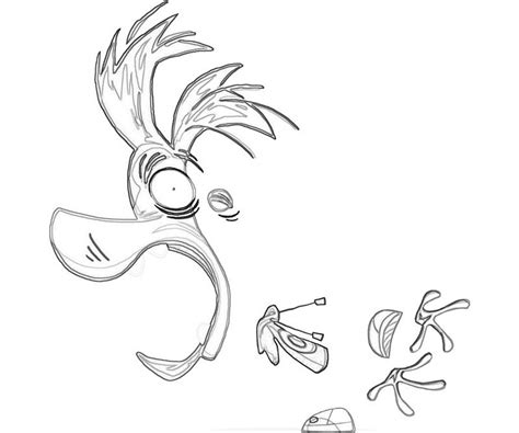 Dessin Rayman 114434 Jeux Vidéos à colorier Coloriages à imprimer