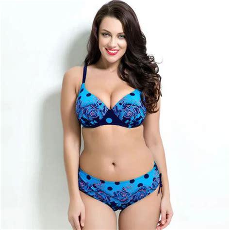 2018 Sexy Brazilian Plus Size Bikini Set Push Up Women Swimwear Gig