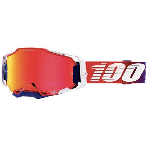 Masque Armega Hiper Red Mirror 100 Moto Dafy Moto Masque