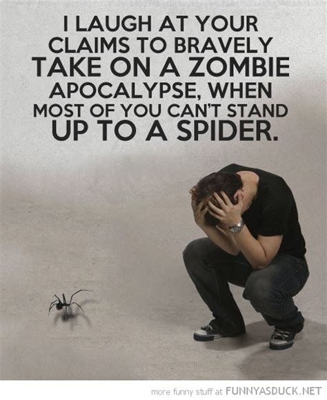 Scared Of Spider Funny Quotes. QuotesGram