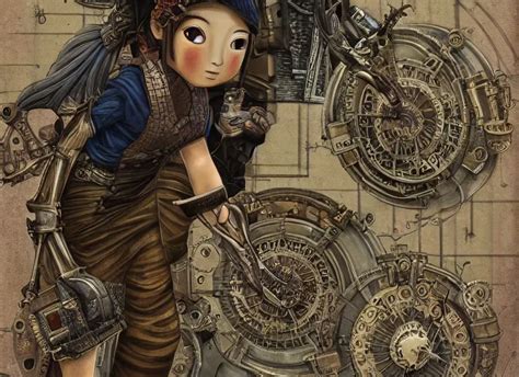 Machine Steampunk Edo Style Lilia Alvarado Highly Stable