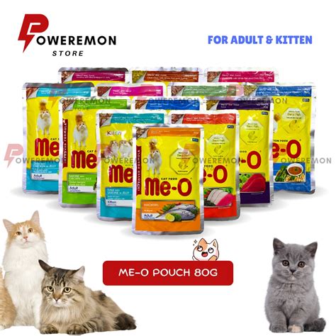 Jual Me O Pouch G Meo Makanan Kucing Basah Meo Adult Kitten Wet